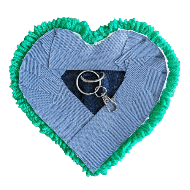 Heart Backpack Charm Rug