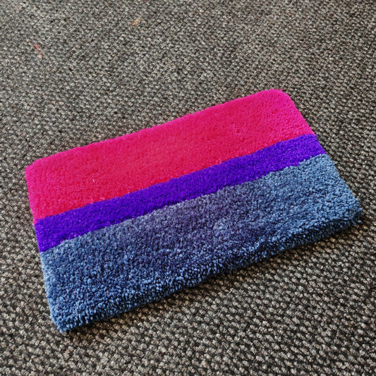 Bi Pride Flag Keyboard Rug
