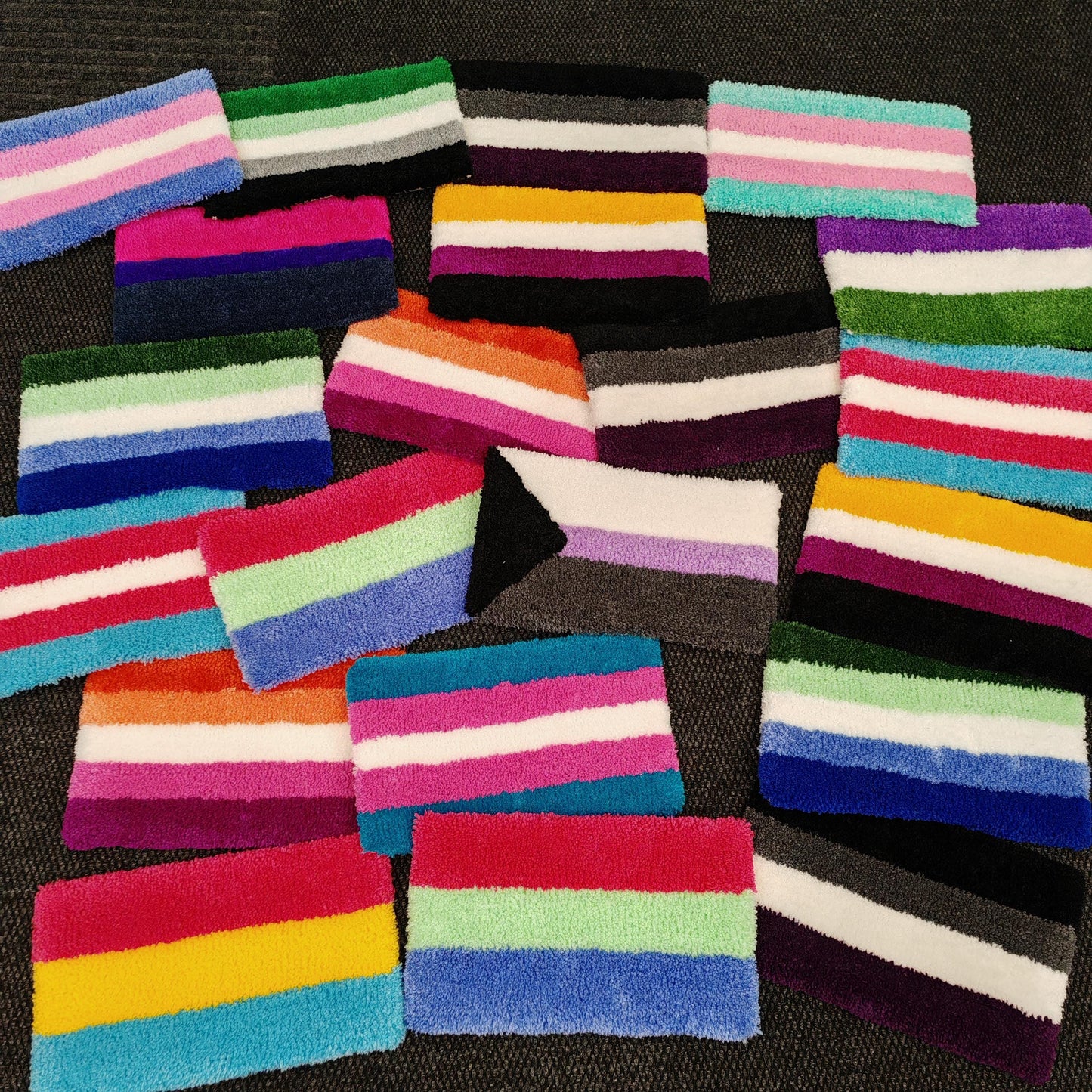 Trans Pride Flag Keyboard Rug