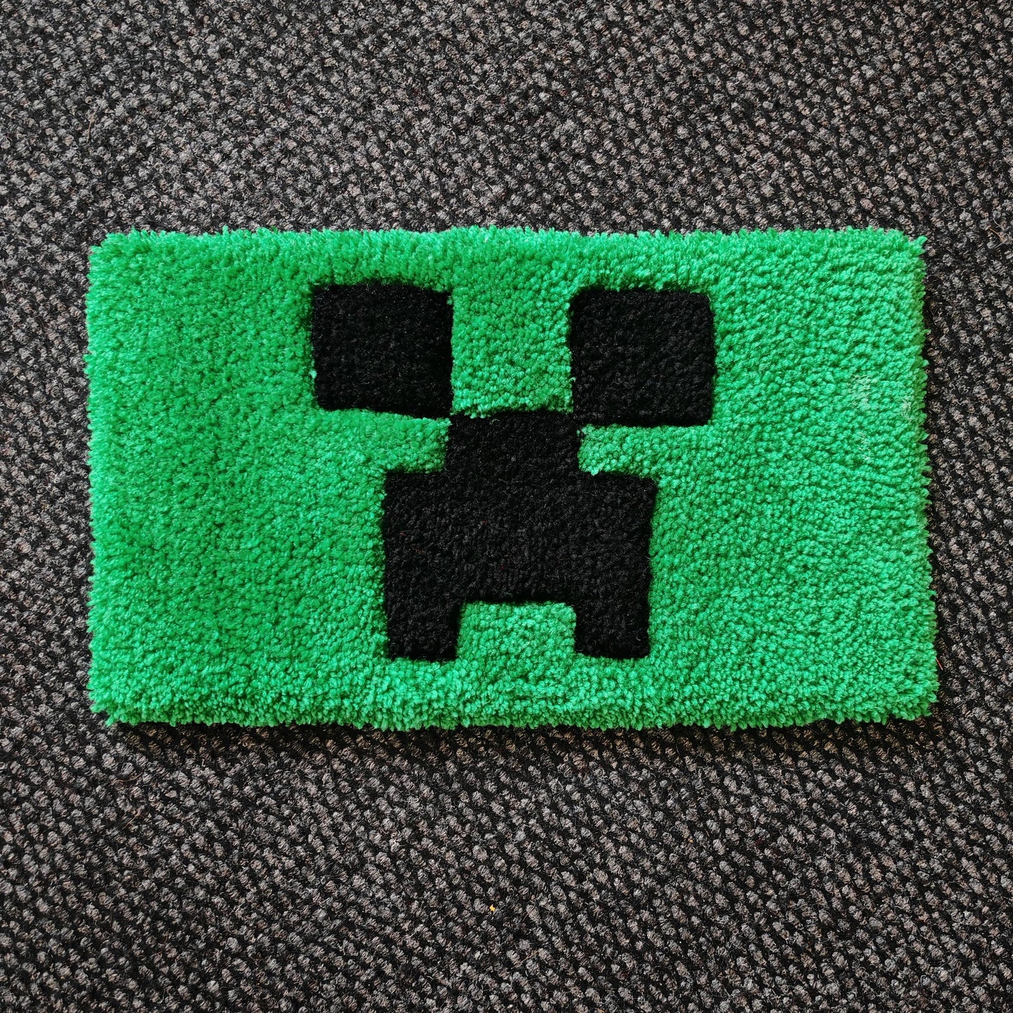 Minecraft Creeper Keyboard Rug