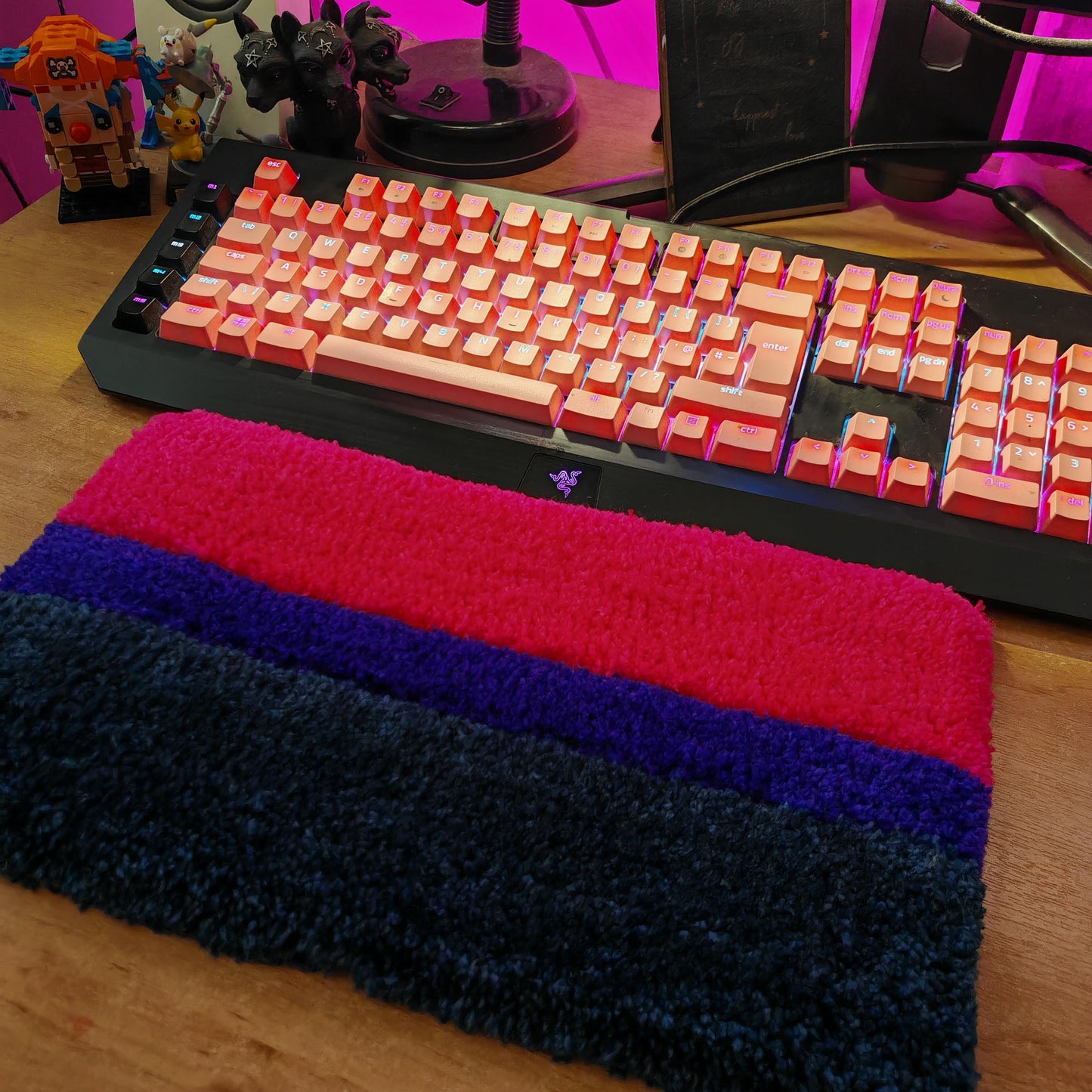 Bi Pride Flag Keyboard Rug