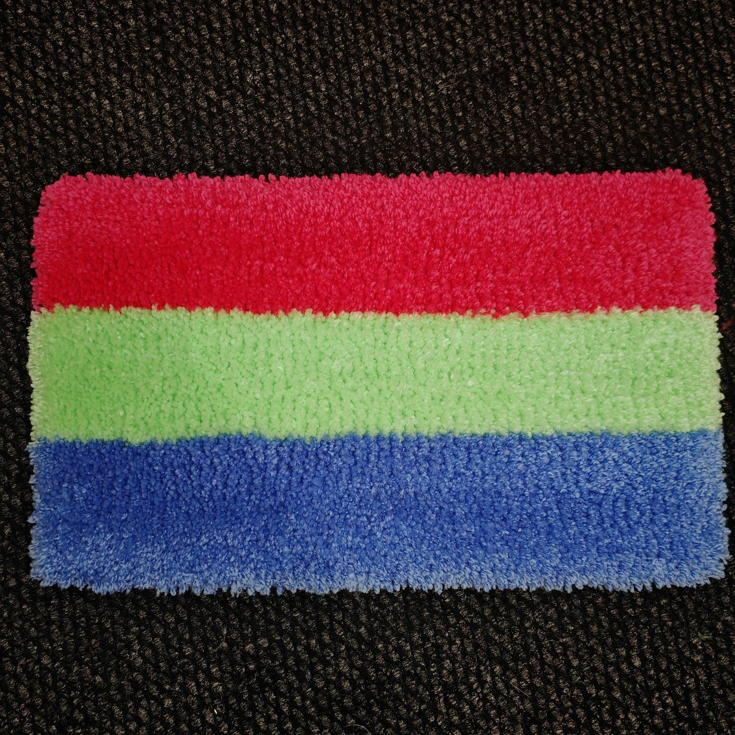 Polysexual Pride Flag Keyboard Rug